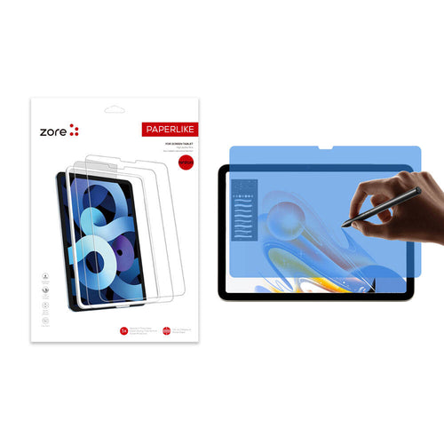iPad Air 13 2025 M3 Zore Paper-Like Ekran Koruyucu - Şeffaf