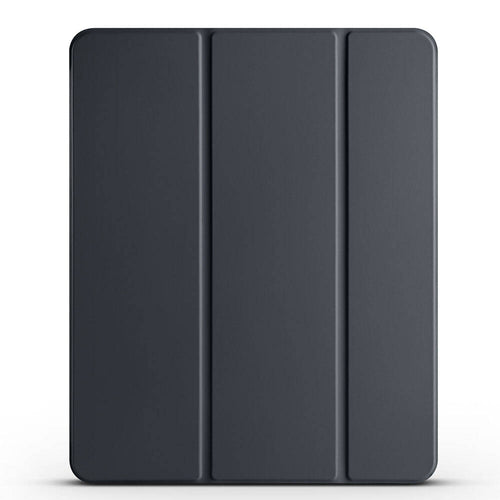 iPad Air 13 2025 M3 Zore Smart Cover Kalem Bölmeli Standlı 1-1 Kılıf - Siyah