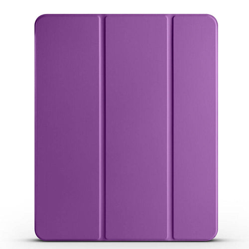 iPad Air 13 2025 M3 Zore Smart Cover Kalem Bölmeli Standlı 1-1 Kılıf - Mor