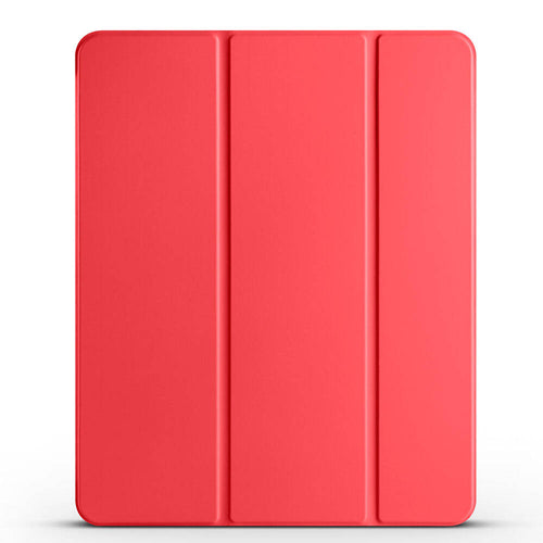 iPad Air 13 2025 M3 Zore Smart Cover Kalem Bölmeli Standlı 1-1 Kılıf - Kırmızı