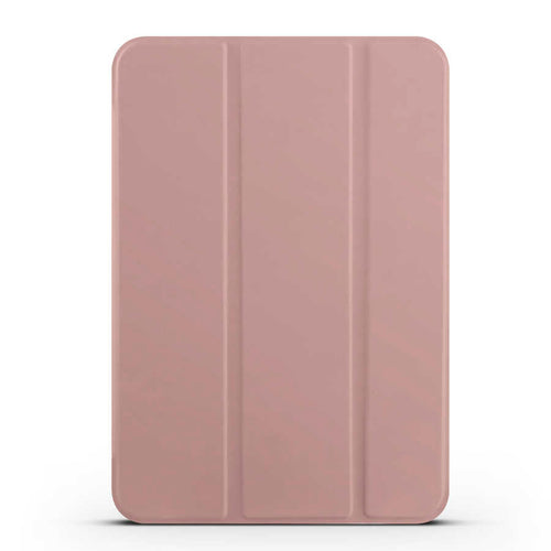 iPad Mini 2021 (6.Nesil) Zore Smart Cover Standlı 1-1 Kılıf - Rose Gold