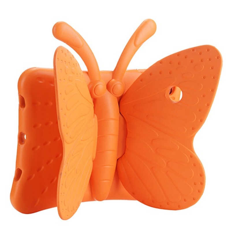 iPad Mini 5 Zore Butterfly Standlı Tablet Kılıf - Turuncu