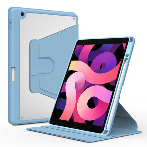 iPad Pro 10.5 (7.Nesil) Kılıf Zore Nayn Dönebilen Standlı Kılıf - Mavi Açık
