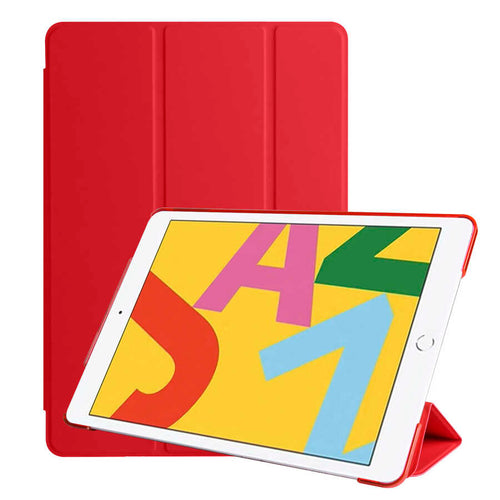 iPad Pro 10.5 (7.Nesil) Zore Smart Cover Standlı 1-1 Kılıf - Kırmızı