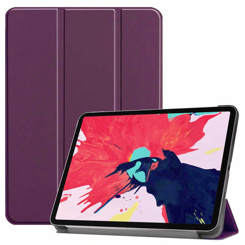 iPad Pro 11 2020 (2.Nesil) Zore Smart Cover Standlı 1-1 Kılıf - Mor