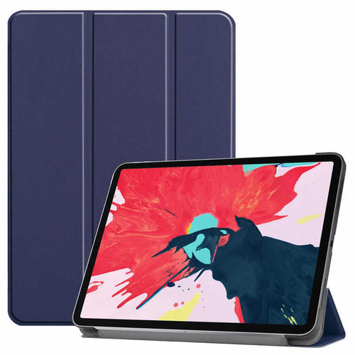 iPad Pro 11 2020 (2.Nesil) Zore Smart Cover Standlı 1-1 Kılıf - Lacivert