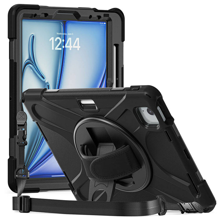 iPad Pro 11 2022 M2 Zore Defender Tablet Silikon - Siyah