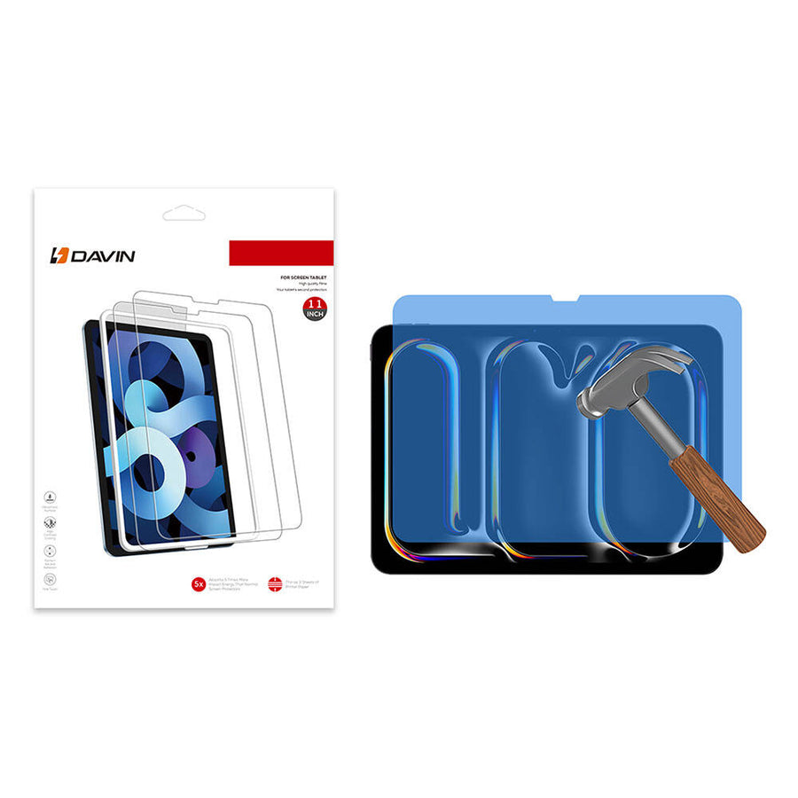 iPad Pro 11 2025 M5 Davin Tablet Nano Ekran Koruyucu - Şeffaf