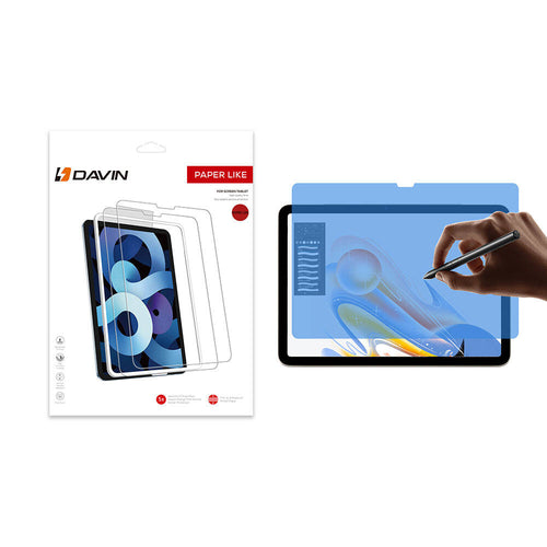 iPad Pro 11 2025 M5 Kağıt Hisli Mat ​​​​​​​​​​​​​​​Davin Paper Like Ekran Koruyucu - Şeffaf