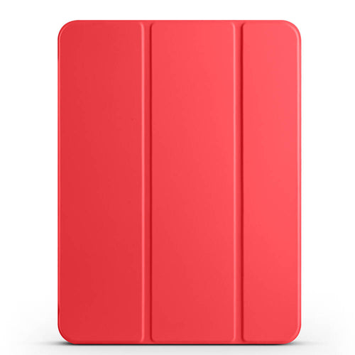 iPad Pro 11 2025 M5 Zore Smart Cover Kalem Bölmeli Standlı 1-1 Kılıf - Kırmızı