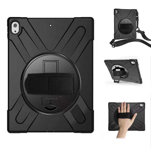 iPad Pro 12.9 2018 (3.Nesil) Kılıf Zore Defender Tablet Silikon - Siyah