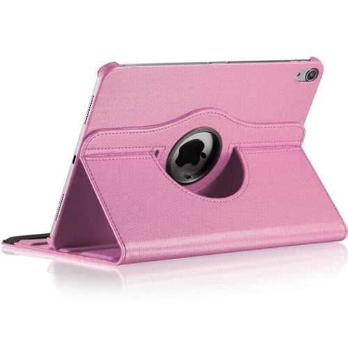 iPad Pro 12.9 2018 (3.Nesil) Zore Dönebilen Standlı Kılıf - Pembe Açık