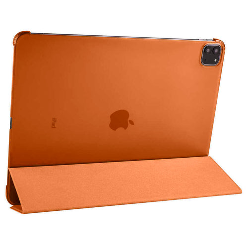 iPad Pro 12.9 2022 M2 Zore Smart Cover Standlı 1-1 Kılıf - Turuncu