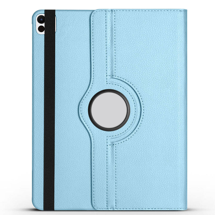 iPad Pro 13 2025 M5 Zore Dönebilen Standlı Kılıf - Mavi