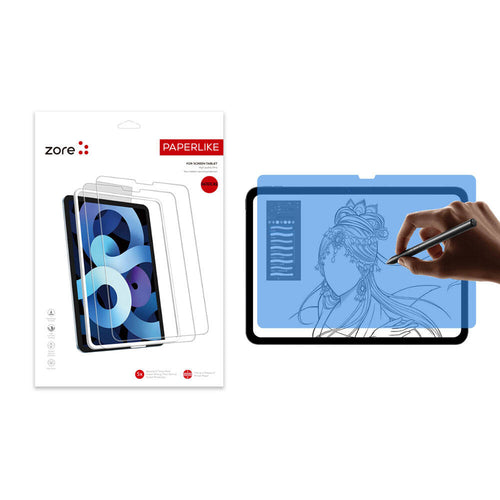iPad Pro 13 2025 M5 Zore Paper-Like Ekran Koruyucu - Şeffaf
