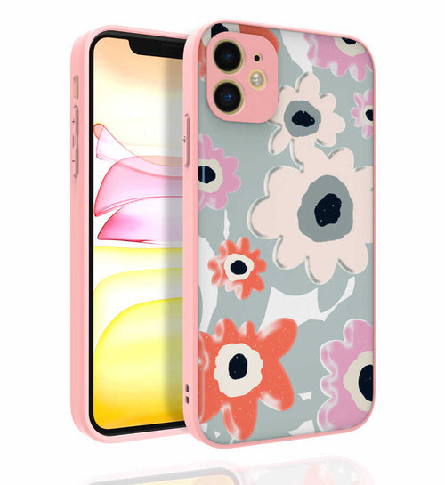 iPhone 11 Kılıf Desenli Kamera Korumalı Parlak Zore Nora Kılıf - NO5
