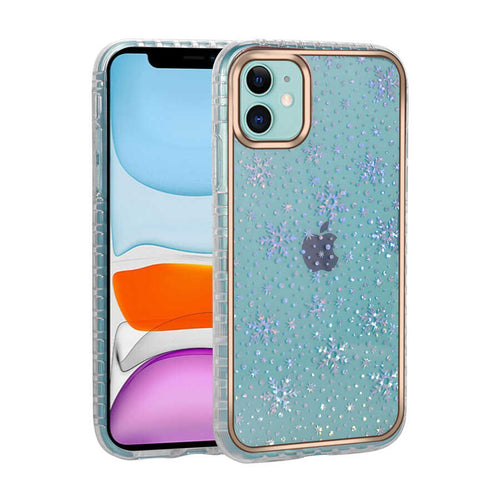 iPhone 11 Kılıf Desenli Parlayan Transparan Zore Avva Kılıf - NO13