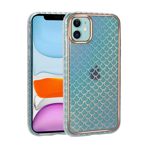 iPhone 11 Kılıf Desenli Parlayan Transparan Zore Avva Kılıf - NO9