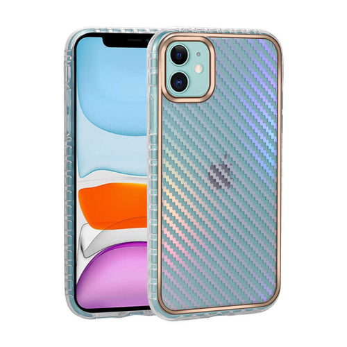 iPhone 11 Kılıf Desenli Parlayan Transparan Zore Avva Kılıf - NO8