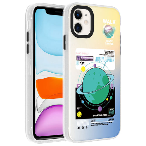 iPhone 11 Kılıf Desenli Zore Dragon Sert Kılıf - Gezegen