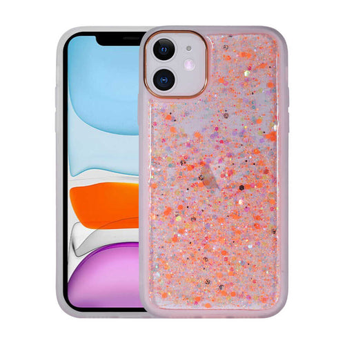 iPhone 11 Kılıf Figürlü Desenli Işıltılı Sert Zore Sos Kılıf - NO5