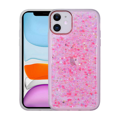 iPhone 11 Kılıf Figürlü Desenli Işıltılı Sert Zore Sos Kılıf - NO6