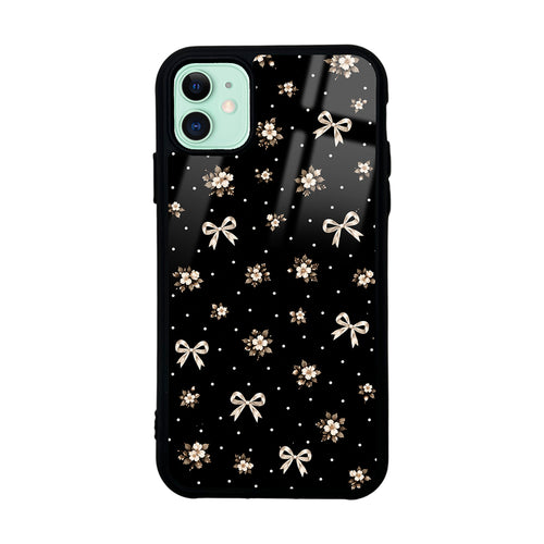 iPhone 11 Kılıf Kamera Korumalı Desenli Zore Lusi Kılıf - Gold Fiyonk