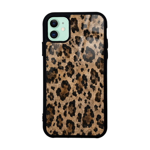 iPhone 11 Kılıf Kamera Korumalı Desenli Zore Lusi Kılıf - Kahve Leopar