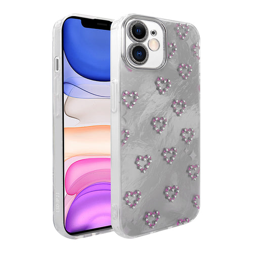 iPhone 11 Kılıf Kamera Korumalı Figürlü Zore Ponti Silikon Kılıf - Beyaz