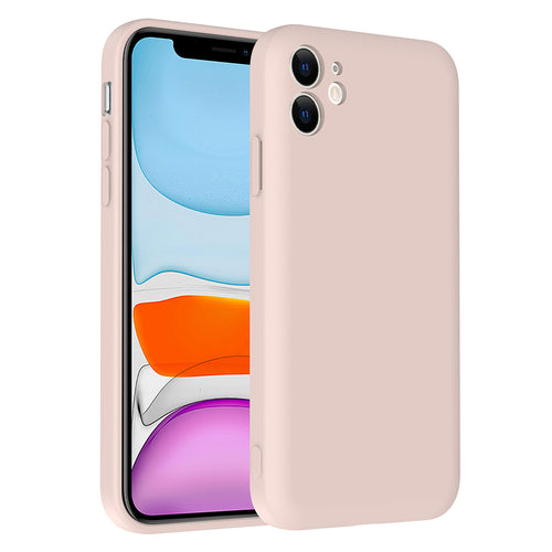 iPhone 11 Kılıf Kamera Korumalı Kartlık Hazneli Zore Vitra Kılıf - Pembe