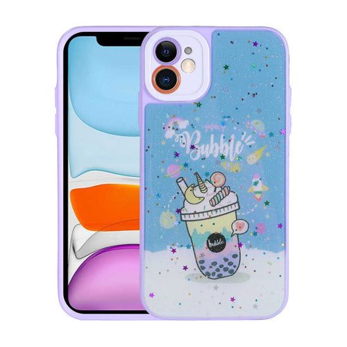 iPhone 11 Kılıf Kamera Korumalı Sert Desenli Zore Pami Kılıf - NO4