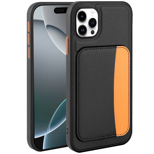 iPhone 11 Kılıf Kartlıklı Zore X-Kart Silikon Kılıf - Siyah