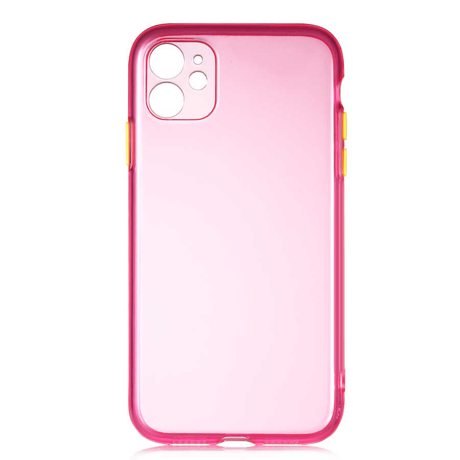 iPhone 11 Kılıf Zore Bistro Kılıf - Pembe