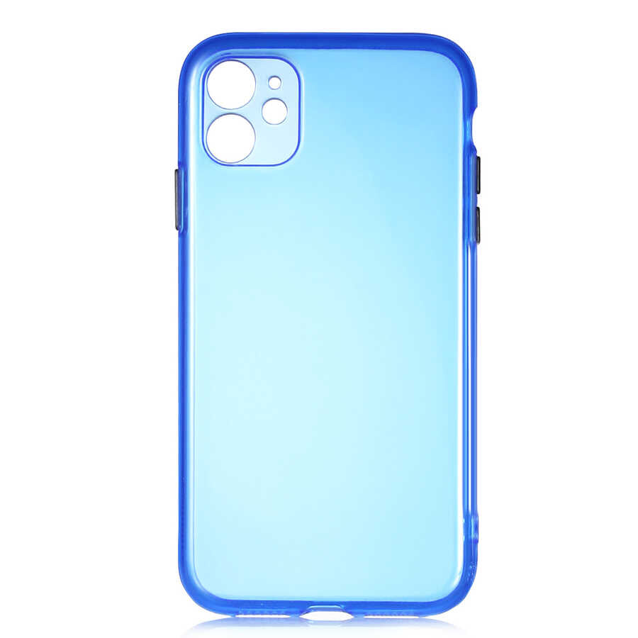iPhone 11 Kılıf Zore Bistro Kılıf - Mavi