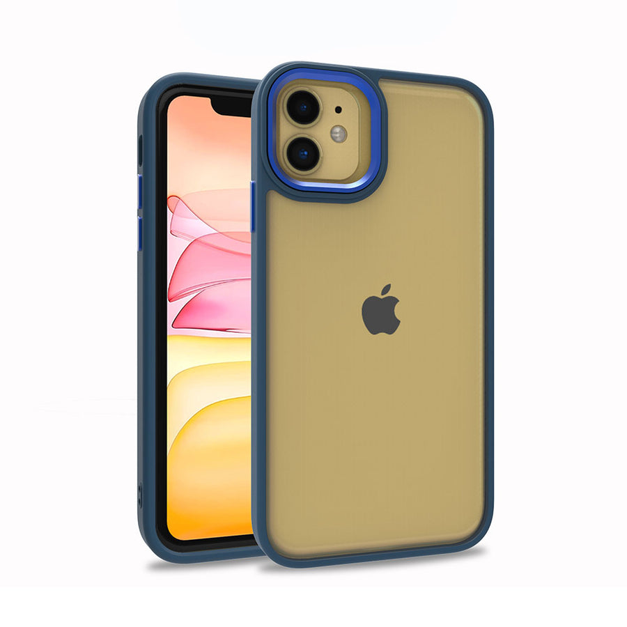 iPhone 11 Kılıf Zore Flora Kılıf - Mavi