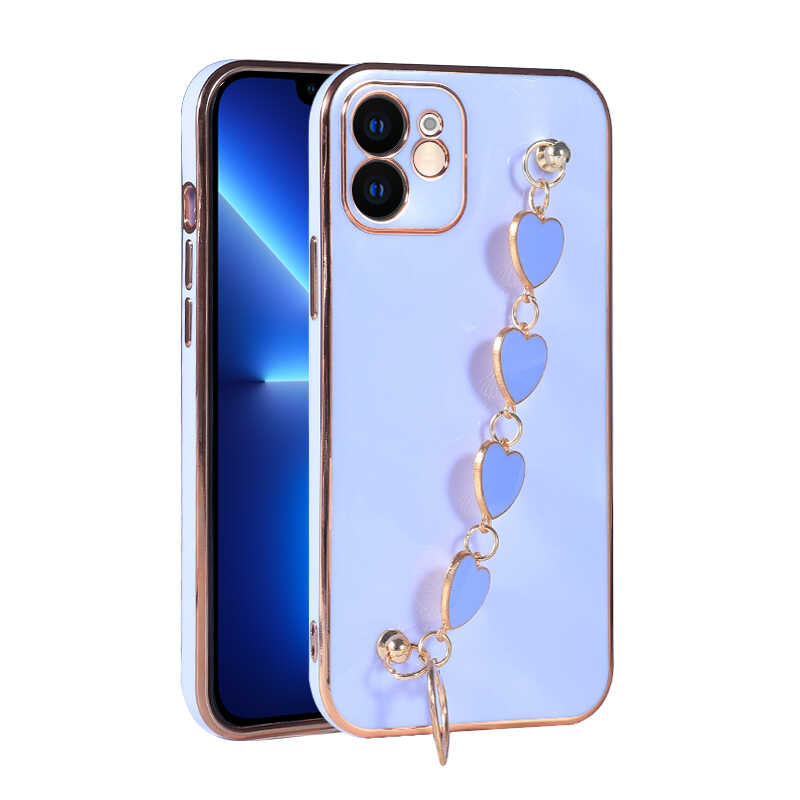 iPhone 11 Kılıf Zore Kalbim Kılıf - Lila