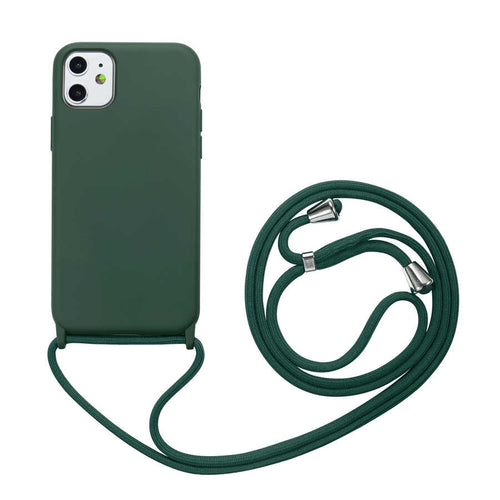 iPhone 11 Kılıf Zore Ropi Kılıf - Koyu Yeşil