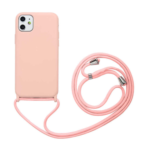 iPhone 11 Kılıf Zore Ropi Kılıf - Pembe Açık