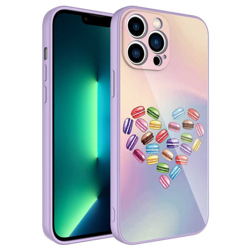 iPhone 11 Pro Kılıf Kamera Korumalı Desenli Sert Silikon Zore Epoksi Kılıf - NO1