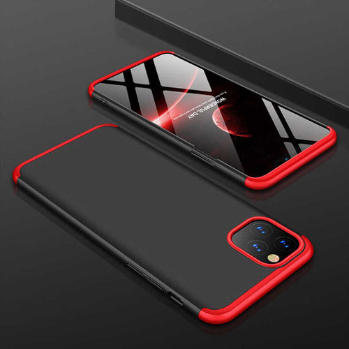 iPhone 11 Pro Kılıf Zore Ays Kılıf - Siyah-Kırmızı