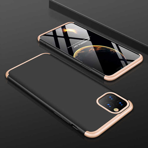 iPhone 11 Pro Kılıf Zore Ays Kılıf - Siyah-Gold
