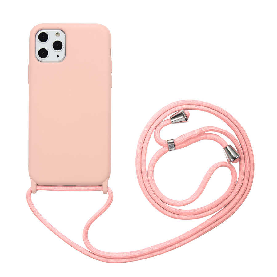 iPhone 11 Pro Kılıf Zore Ropi Kılıf - Pembe Açık