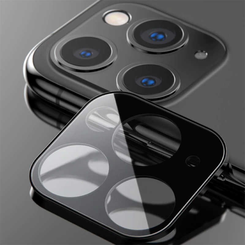 iPhone 11 Pro Max Zore CP-02 Metal Kamera Koruyucu - Siyah