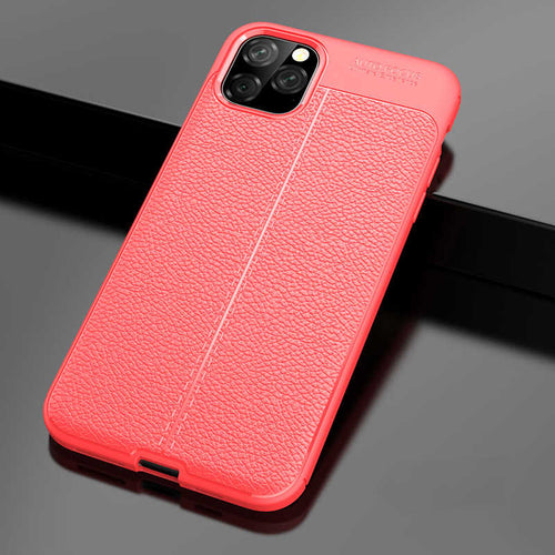 iPhone 11 Pro Max Kılıf Zore Niss Silikon Kılıf - Kırmızı