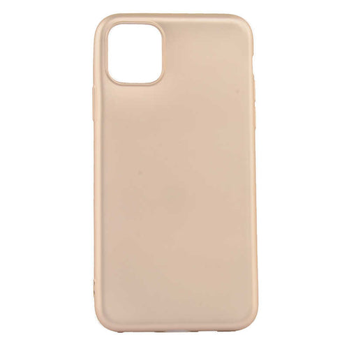 iPhone 11 Pro Max Kılıf Zore Premier Silikon Kılıf - Gold