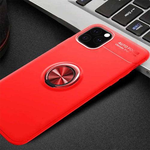 iPhone 11 Pro Max Kılıf Zore Ravel Silikon Kılıf - Kırmızı