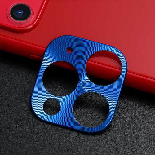 iPhone 11 Pro Max Zore Metal Kamera Koruyucu - Mavi