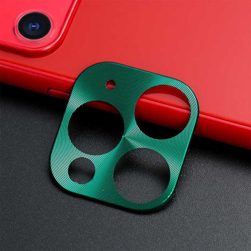 iPhone 11 Pro Max Zore Metal Kamera Koruyucu - Yeşil