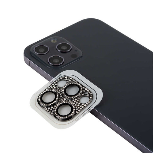 iPhone 11 Pro Max Zore CL-08 Kamera Lens Koruyucu - Siyah