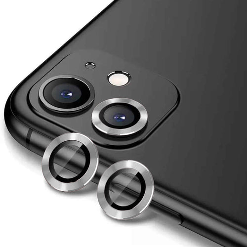 iPhone 11 Zore CL-12 Premium Safir Parmak İzi Bırakmayan Anti-Reflective Kamera Lens Koruyucu - Gümüş